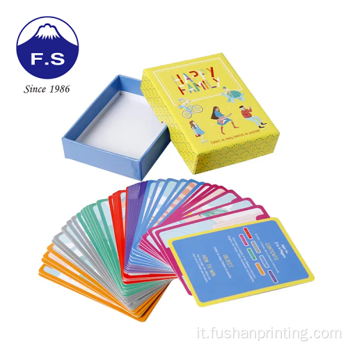 Taglie tascabile per bambini semplici Card di apprendimento colorato